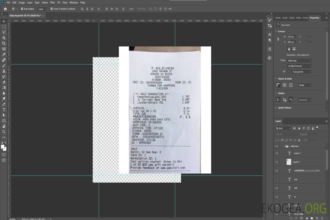 7, onze chèques de paiement en magasin template